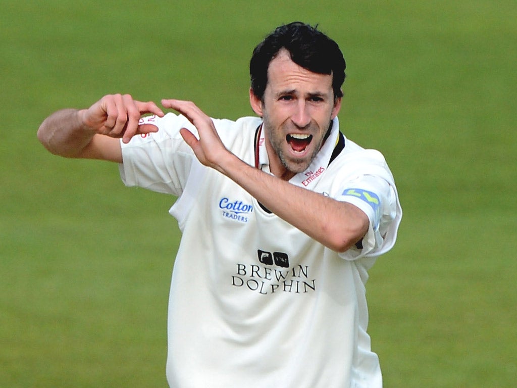 GRAHAM ONIONS: The Durham paceman took
10 wickets for the first time in his career