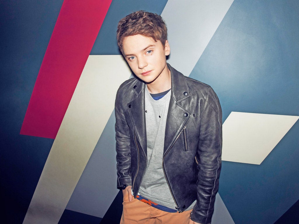 Conor Maynard’s debut single, ‘Can’t Say No’ hit
the charts at No 2, displacing ‘Boyfriend’ by Justin Bieber