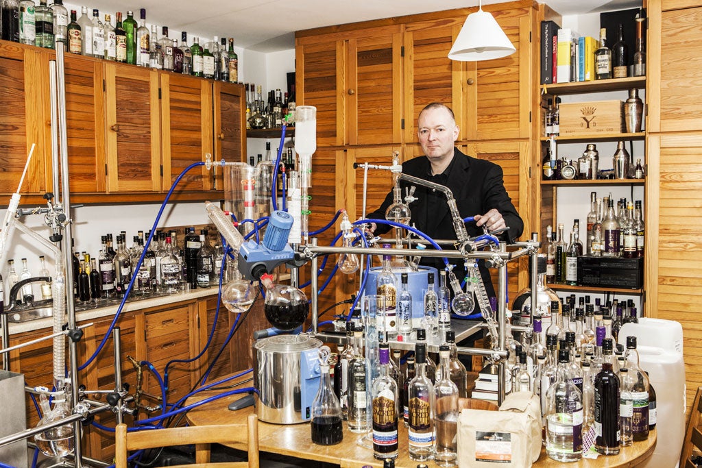 Ian Hart, creator of Sacred Gin