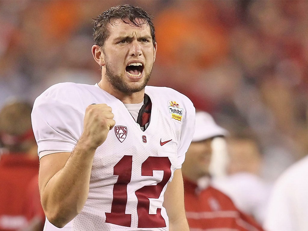 Andrew Luck is one of the names to watch at the NFL draft