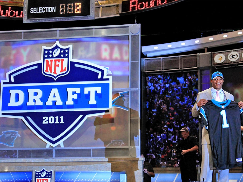 Last year's top pick was Auburn quarterback Cam Newton who went to the Carolina Panthers