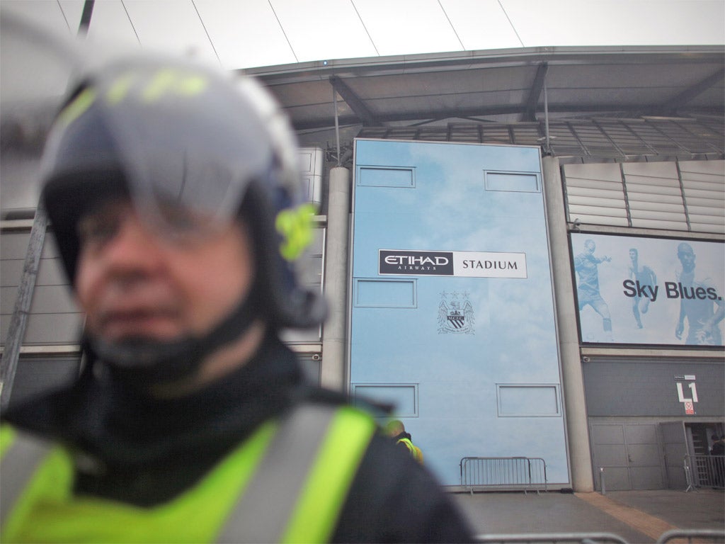 Greater Manchester Police will be out in force around the Etihad