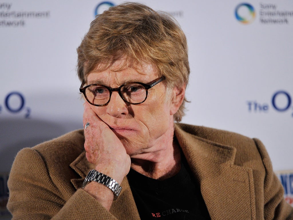 Robert Redford said the Prime Minister's view of the British film industry was "very narrow"
