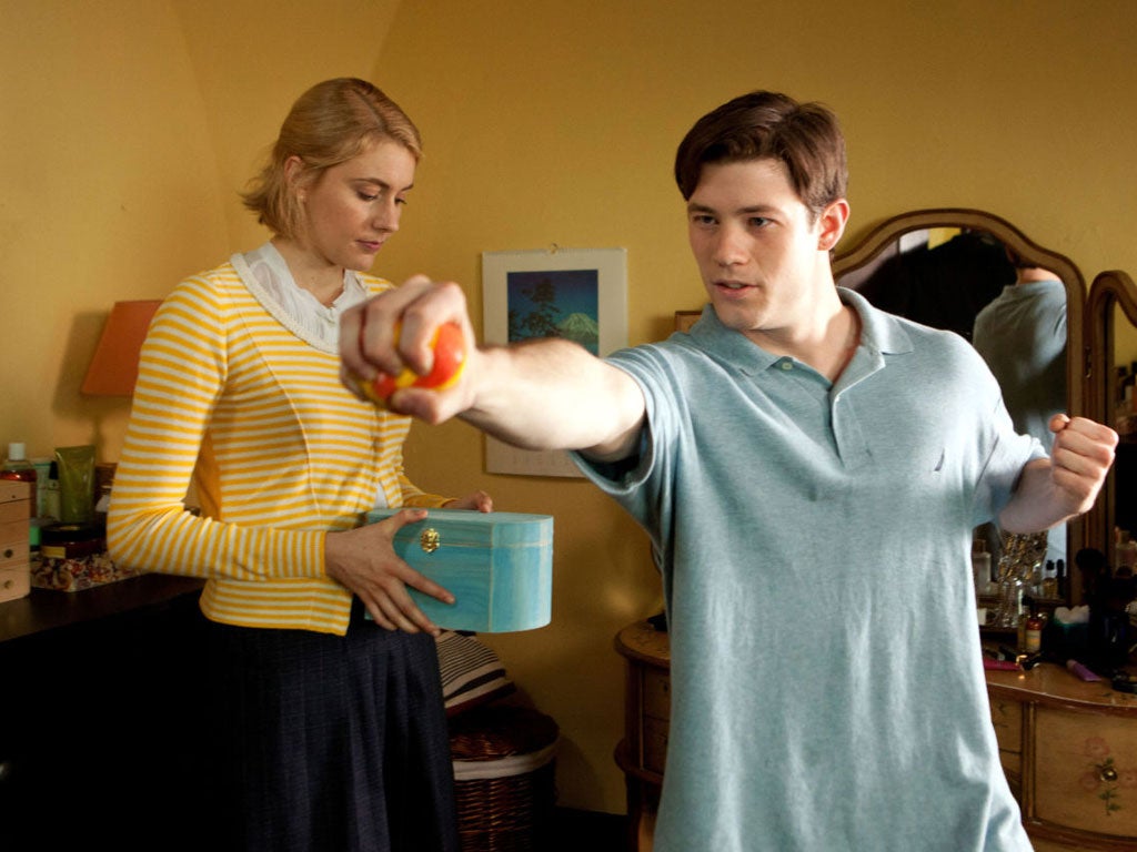 Hamfisted: Greta Gerwig and Ryan Metcalf in ‘Damsels in Distress’