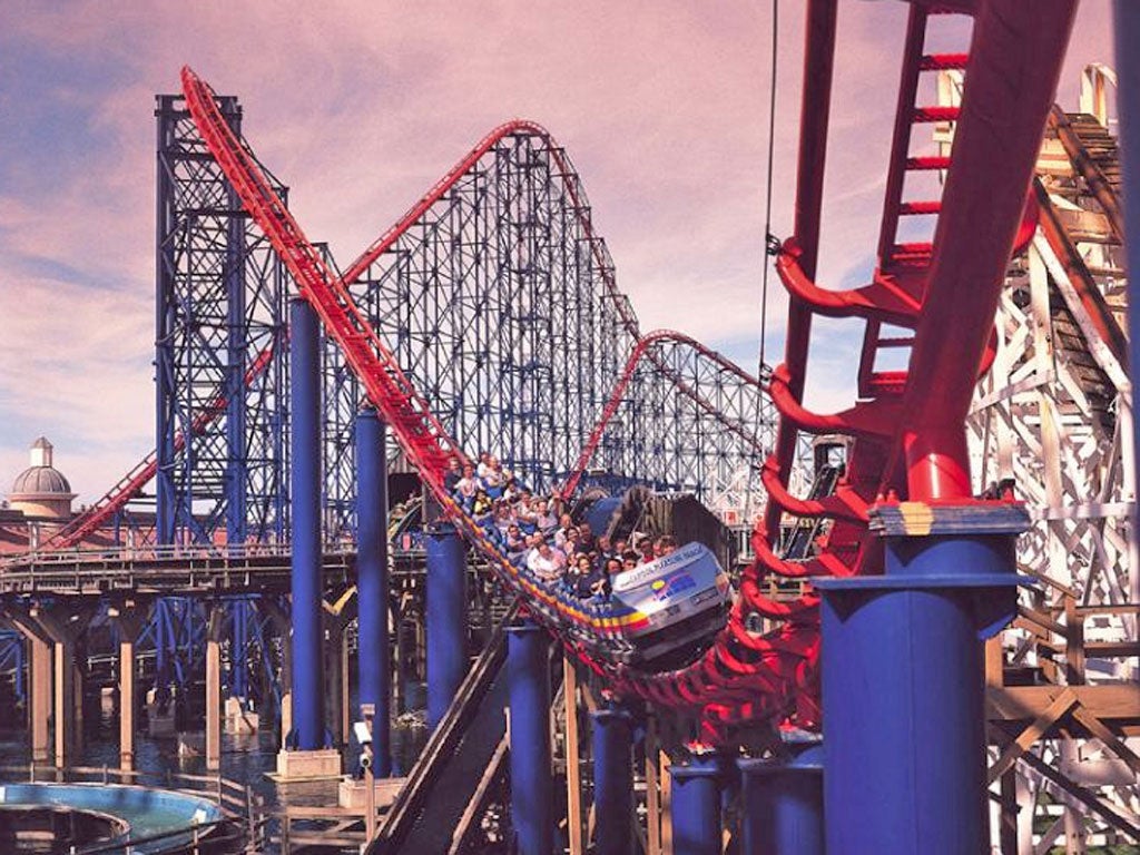 Big One Rollercoaster at Blackpool Pleasure Beach