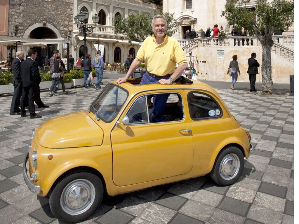 Vintage style: Stephen Bayley and his Fiat 500