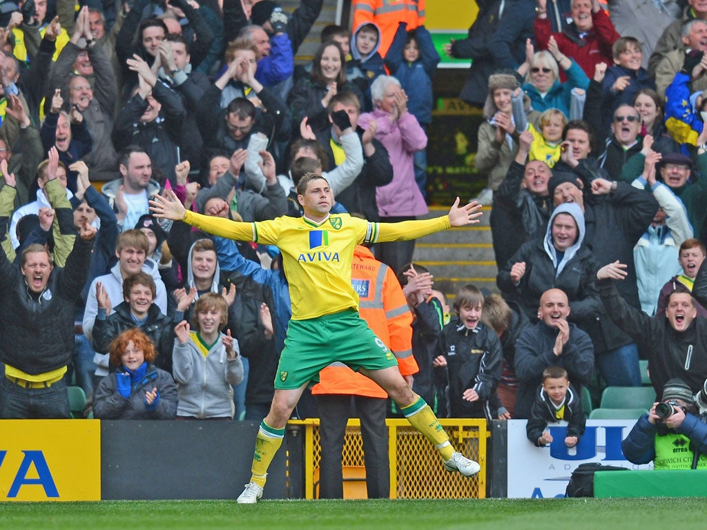 Yellow fever: Norwich City’s Grant Holt is my player of the season, and his manager Paul Lambert is the top boss