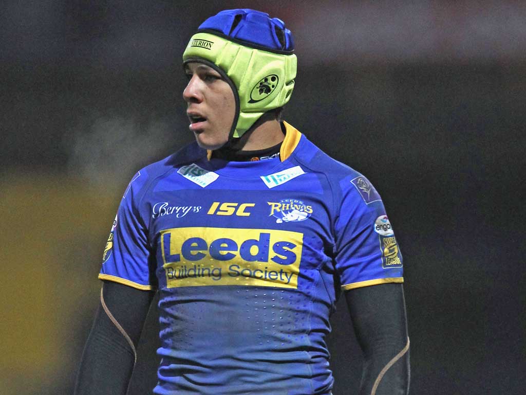 BEN JONES BISHOP: Scored a try to help Leeds
reach the Challenge Cup quarter-finals