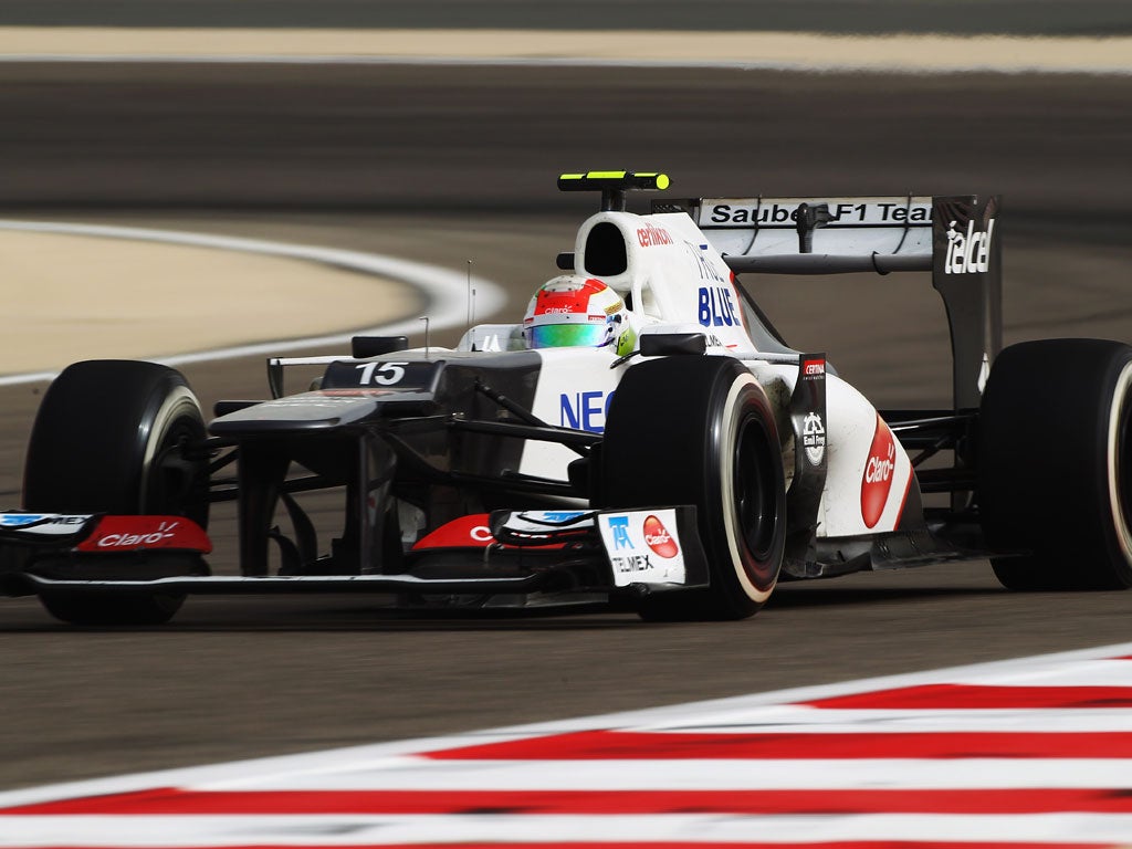 Sauber will sport the Chelsea badge