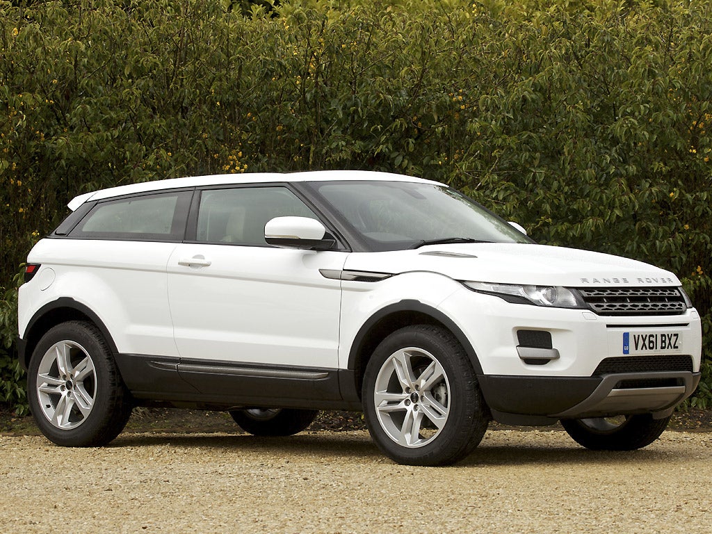 Less weight and less friction means that a two-wheel-drive three-door Evoque Coupé achieves CO2 emissions of 129g/km and fuel consumption of 57.6mpg (combined cycle) in official tests
