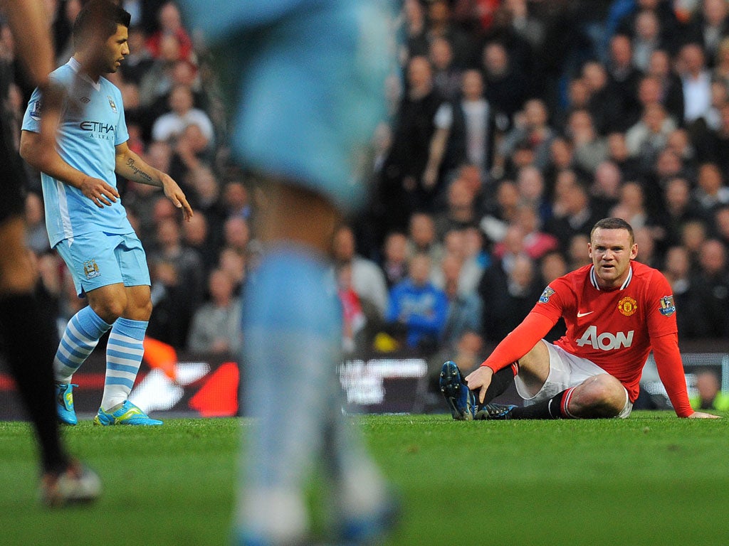 Manchester City 1-0 Manchester United Manchester United were poor, with the talismanic Wayne Rooney failing to rise to the big occasion, instead spending most of his time complaining to whoever would listen.