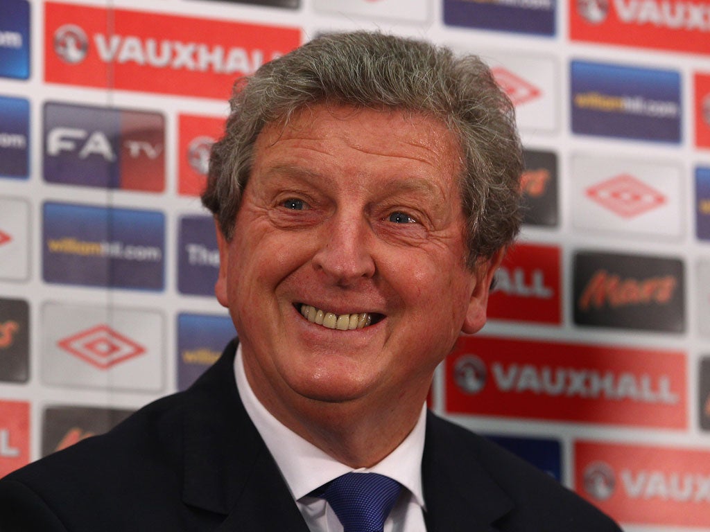 Roy Hodgson at today's press conference