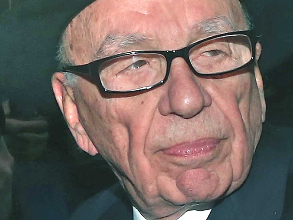 According to the select committee's report, Rupert Murdoch 'turned a blind eye and exhibited wilful blindness to what was going on in his companies'
