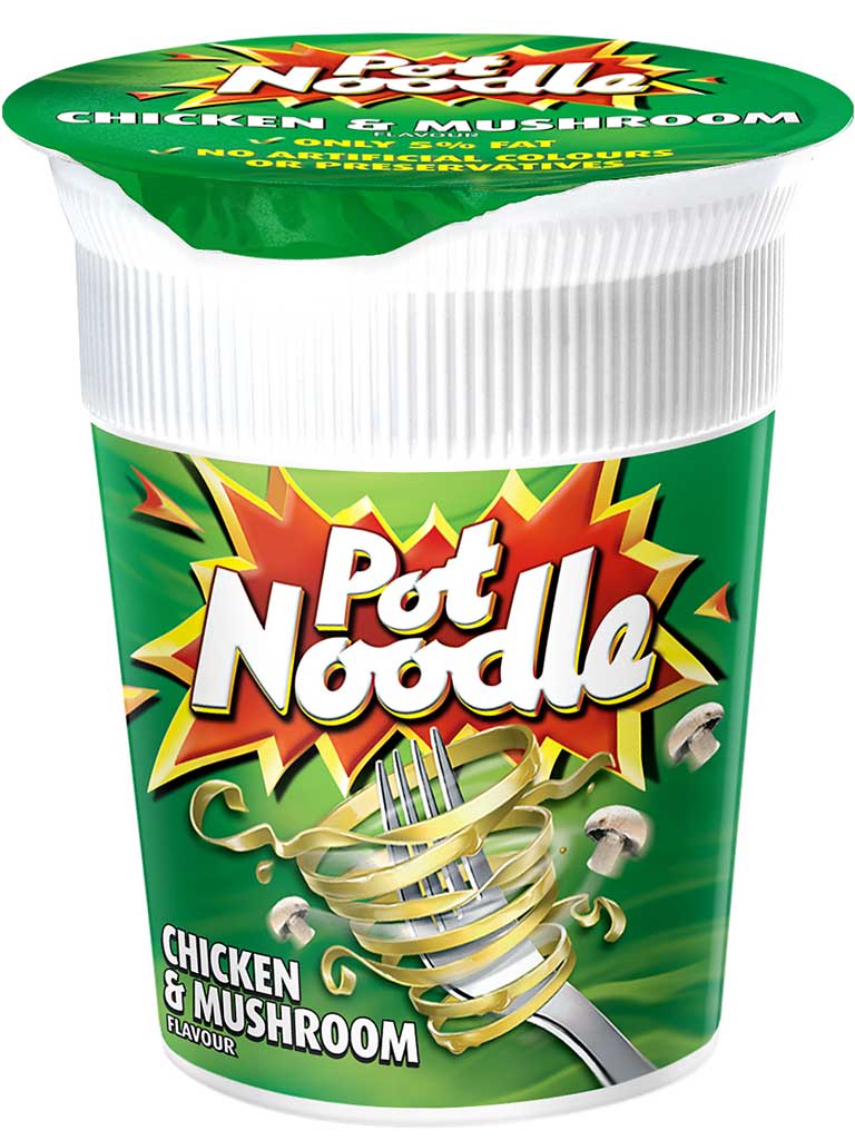 Pot Noodle: the snack equivalent of 'Zoo' magazine