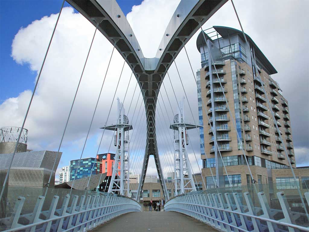 The Lowry: The arts complex was built 12 years ago and has led the regeneration of the Salford Quays. It is now the most popular attraction in Greater Manchester