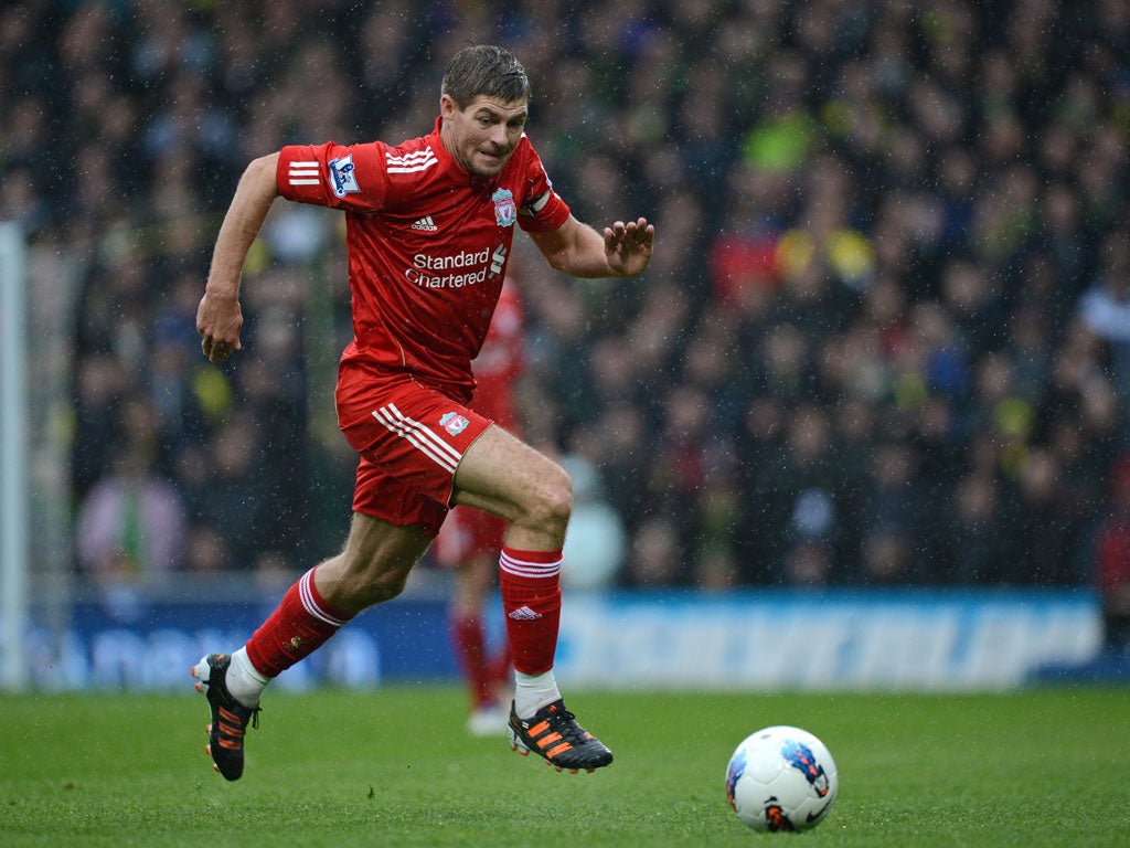 Liverpool captain Steven Gerrard