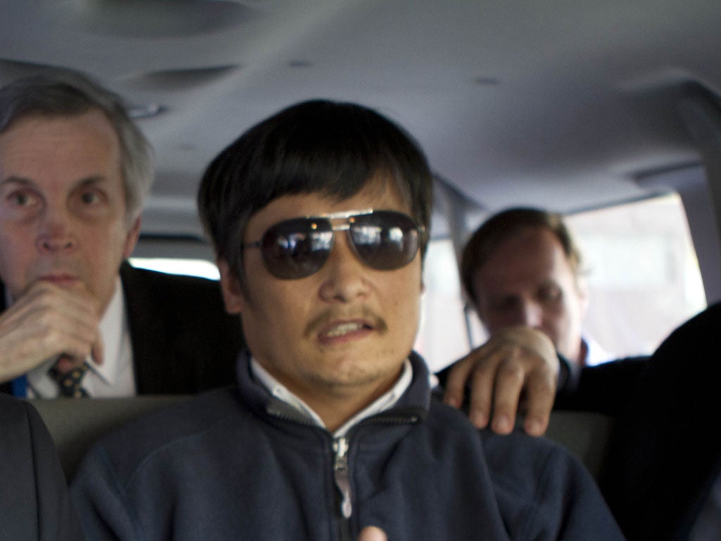 Chen Guangcheng: The lawyer told US lawmakers via mobile phone he had 'not had a rest' for 10 years