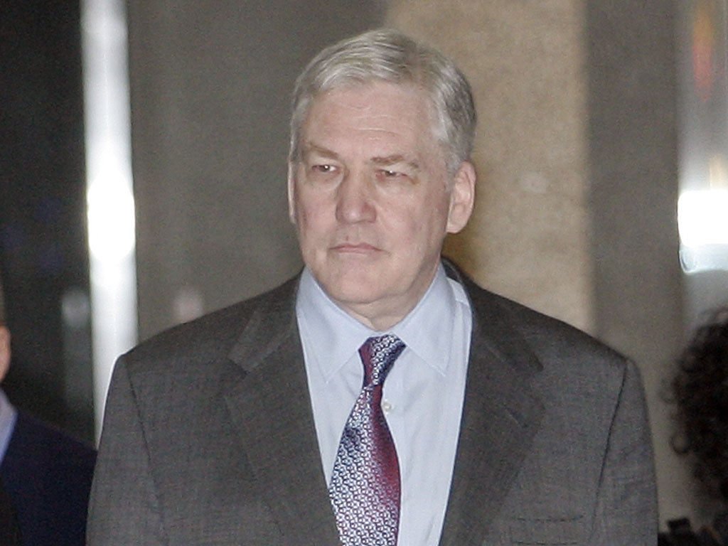 Disgraced former media magnate Conrad Black