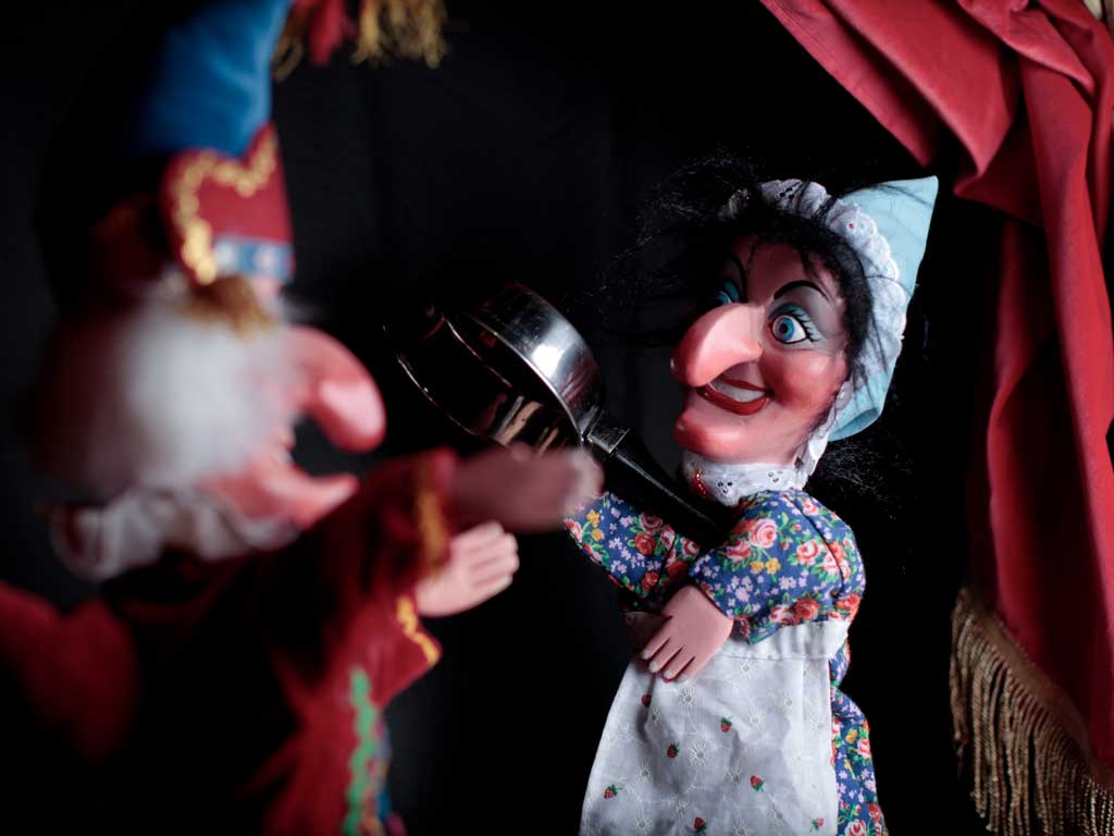 The Punch and Judy show at the Little Angel Theatre