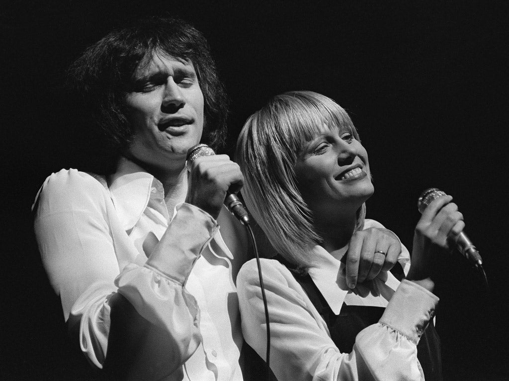 Charden and his wife, Stone, at Paris Olympia in 1972