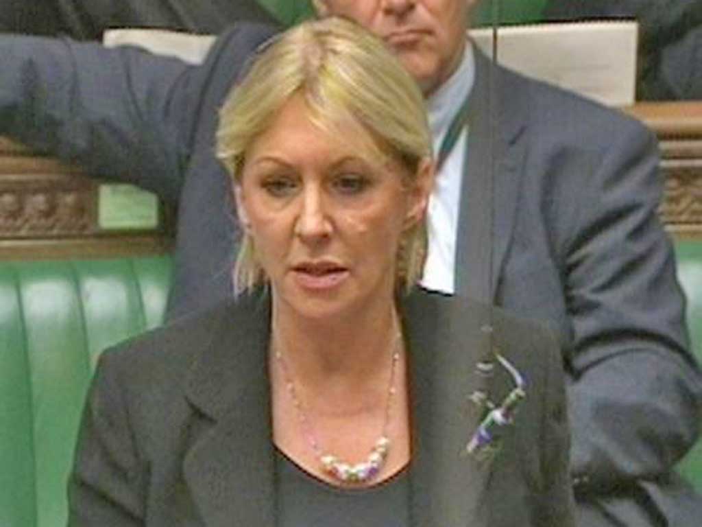 Health minister Nadine Dorries