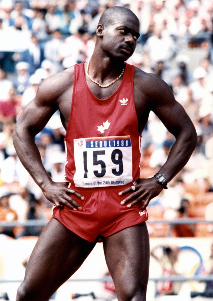 Performance boost: Canadian sprinter Ben Johnson