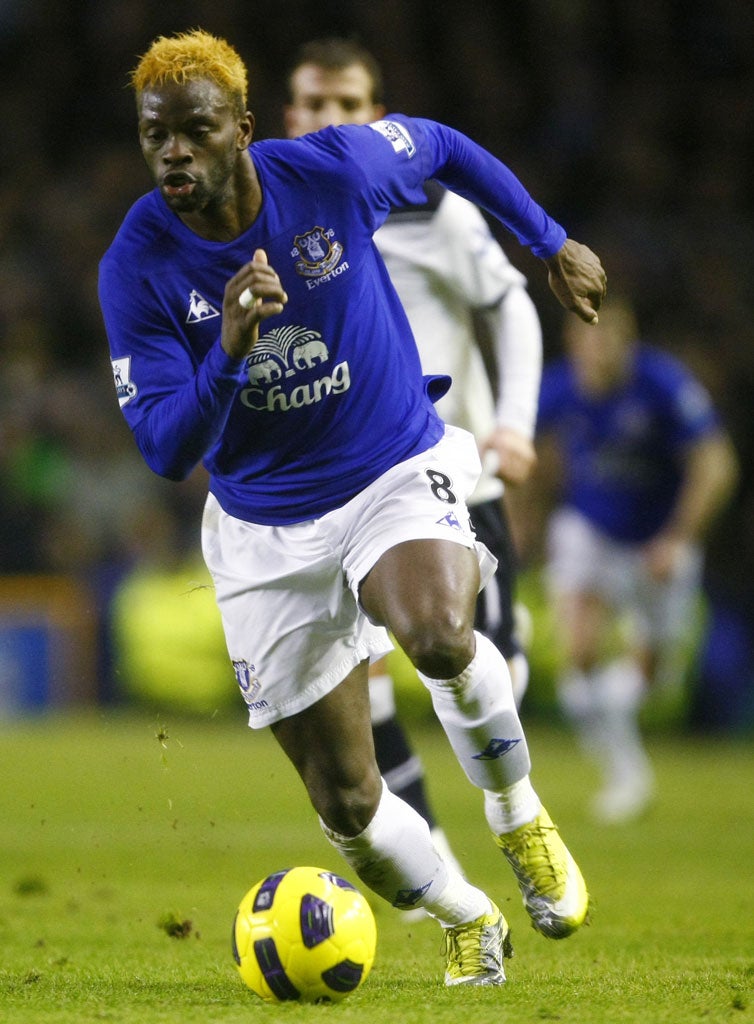 Sporting observer: Louis Saha in his Everton days