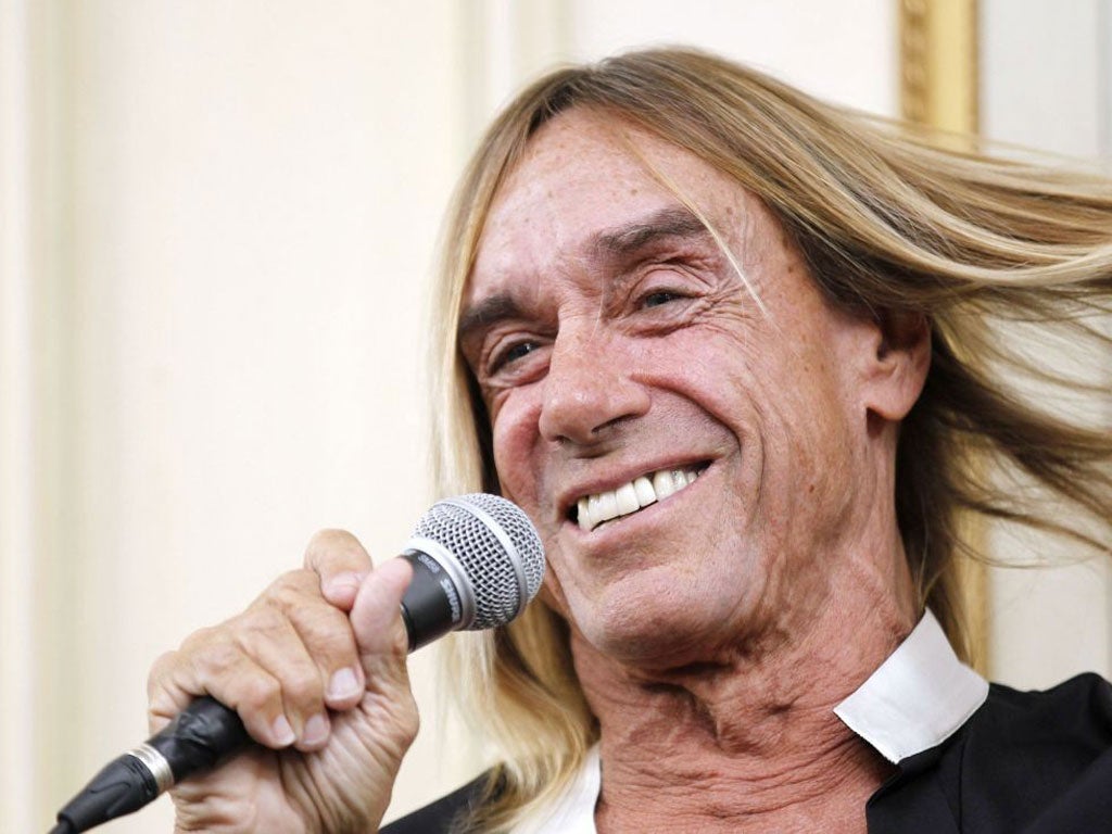 The reaction was mixed when Iggy Pop held a press conference at a luxury Paris hotel to unveil the album