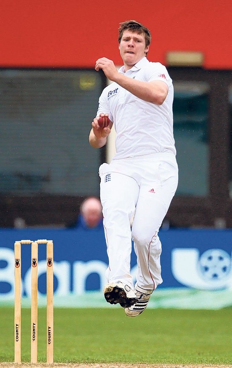 Kent seamer Matt Coles was hot Coles at the County Ground, picking up two wickets for England Lions as the West Indies were skittled