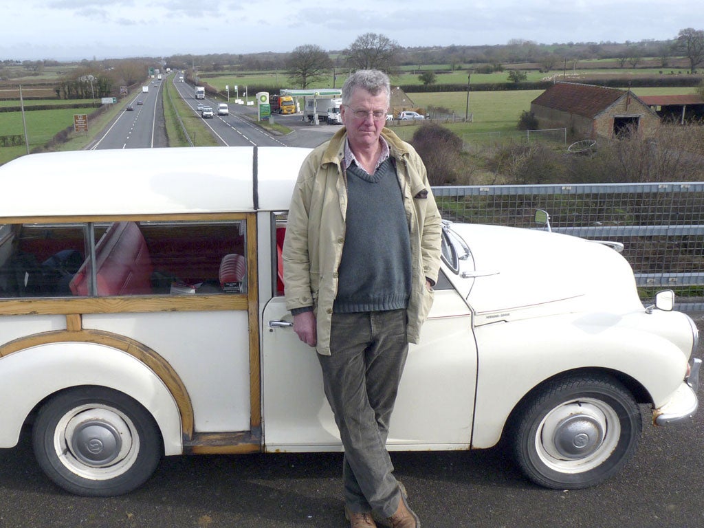 Tom Fort heads out on the highway