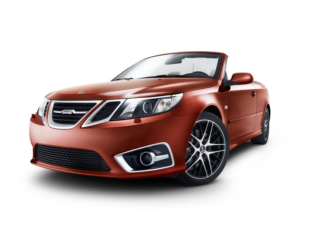 The on-the-road price for the Saab 9-3 will start at £22,750