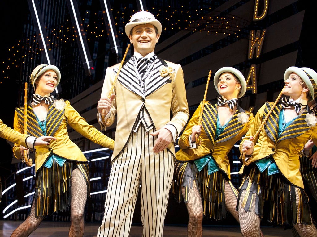 One-time Strictly winner Tom Chambers steps into Fred Astaire’s dancing shoes in the new stage version of Top Hat