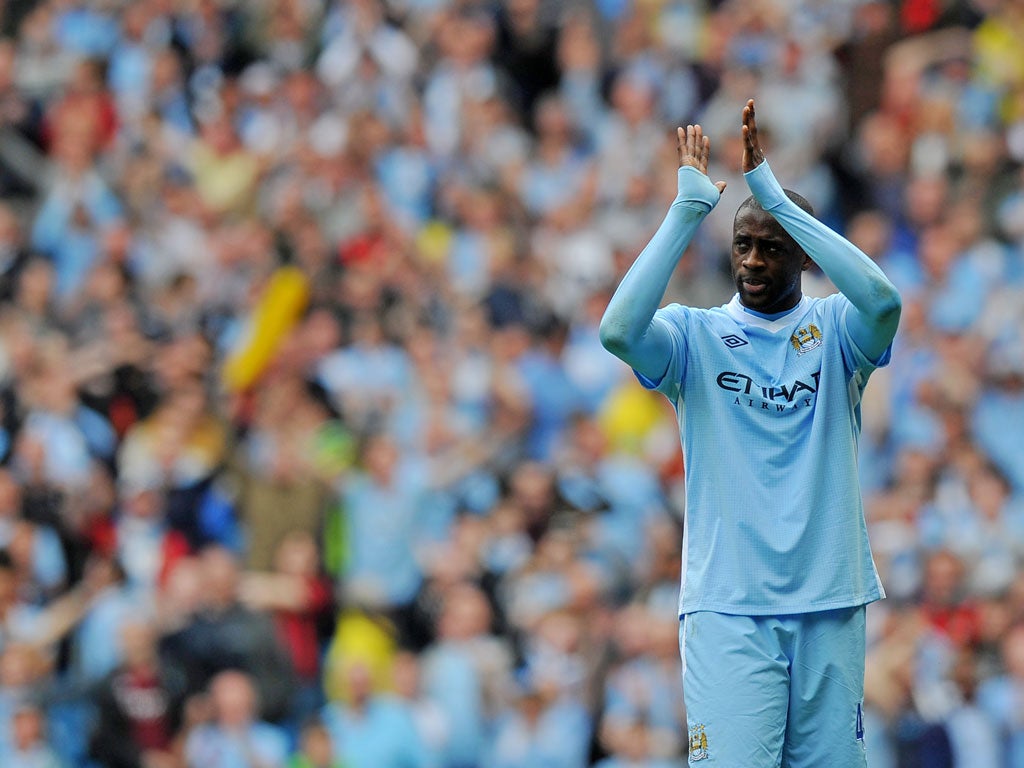 Yaya Toure was among City's best players