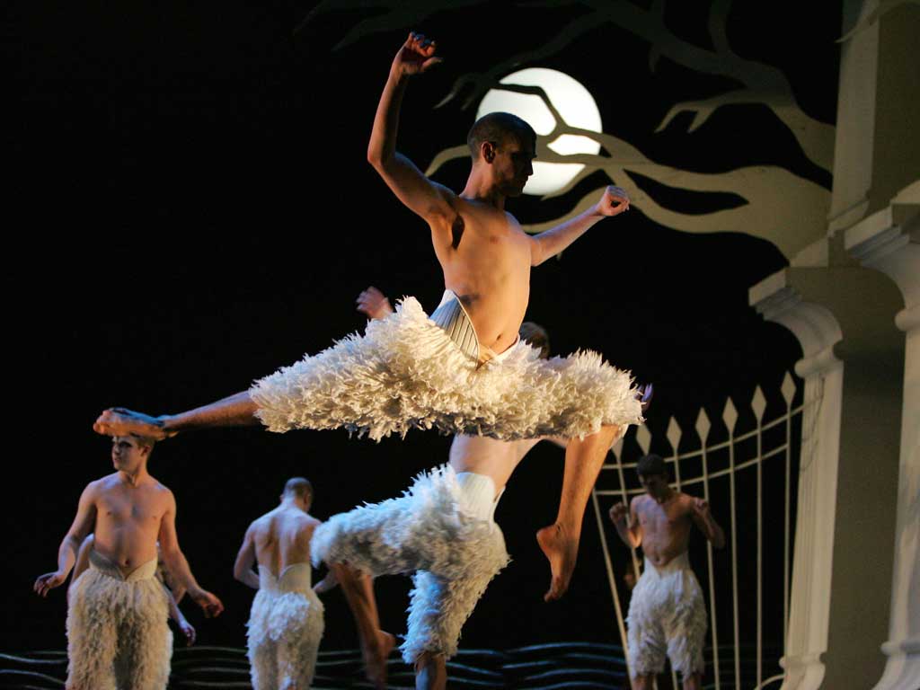 Winging it: a performance of Matthew Bourne's version of 'Swan Lake'