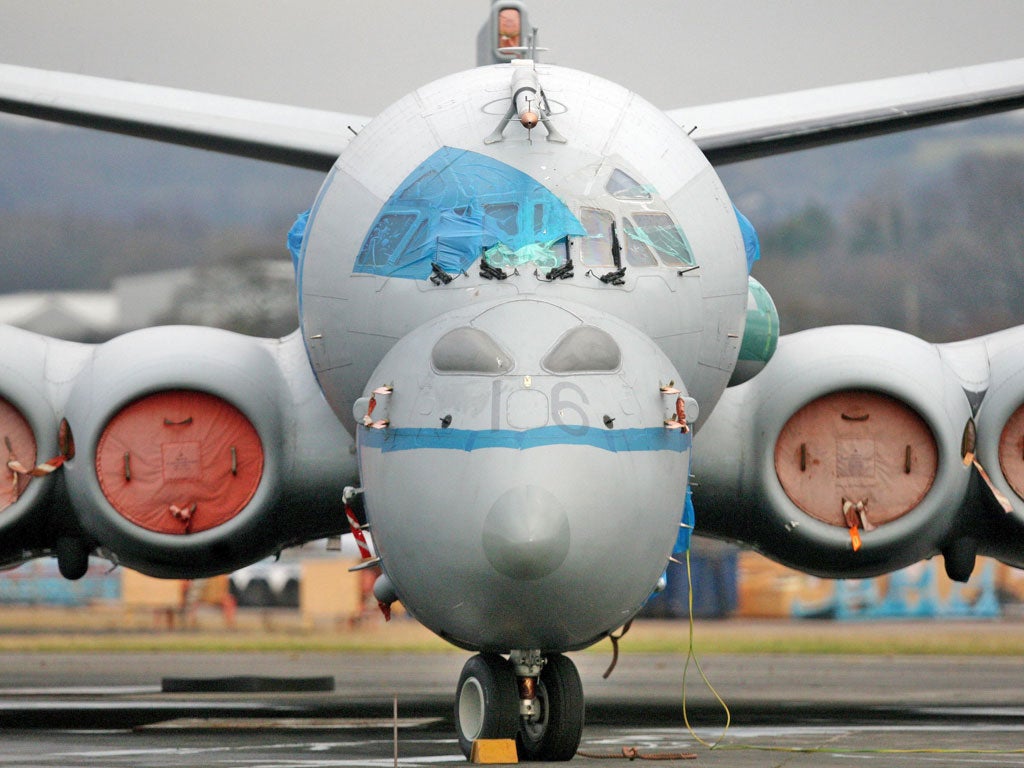 The Coalition Government scrapped a project to build new British Nimrod aircraft in 2010