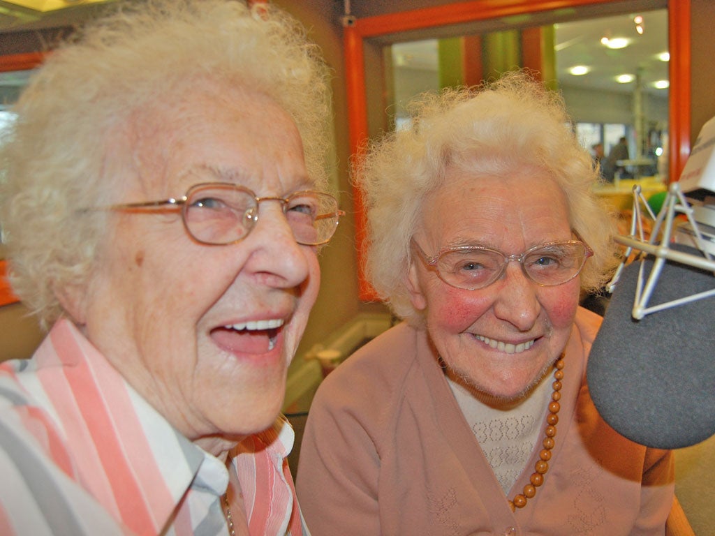 Beryl Renwick and Betty Smith beat Adam & Joe and Frank Skinner to win a Sony Radio Academy award