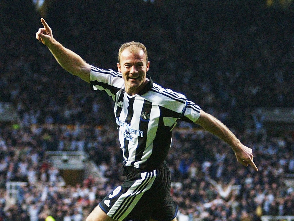 <b>Alan Shearer</b><br/>
The Premier League's top scorer. In his four years at Blackburn he scored 112 league goals - with over 30 a season in his last three years at the club. He also won the Premier League title there in 1994/95 before joining Newcastle in 1996. There he scored a further 148 league goals and is undoubtedly the most natural finisher in the history of the Premier League.