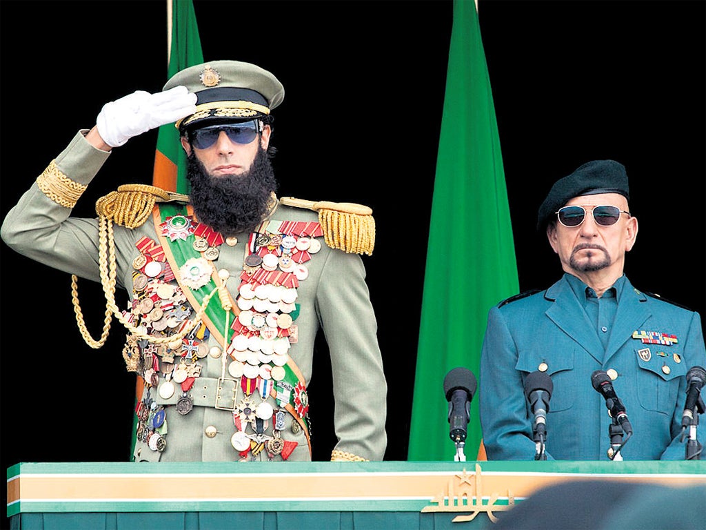 Tyrant: Sacha Baron Cohen and Ben Kingsley star in the comedy ‘The Dictator’