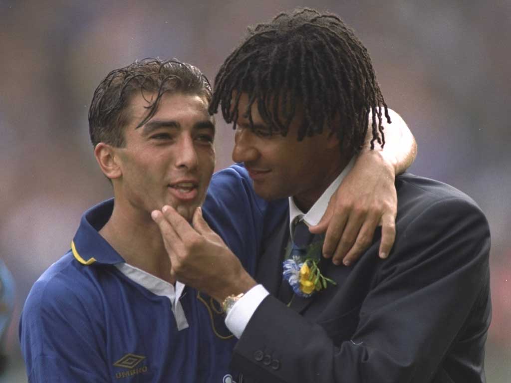 Ruud Gullit was at the end of his career when named player-manager at Chelsea in the mid-90s