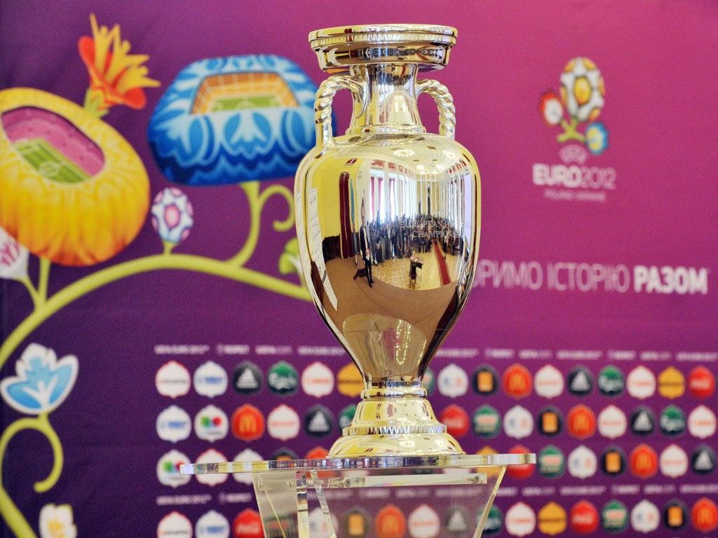 The European Championship trophy