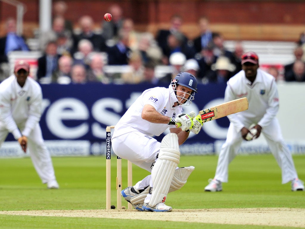 Strauss in action at Lord's