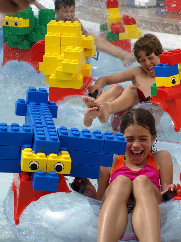 Legoland Florida opens a new waterpark next Saturday, with Lego-themed flumes and the chance to build a Lego raft for the lazy river. Legoland.com