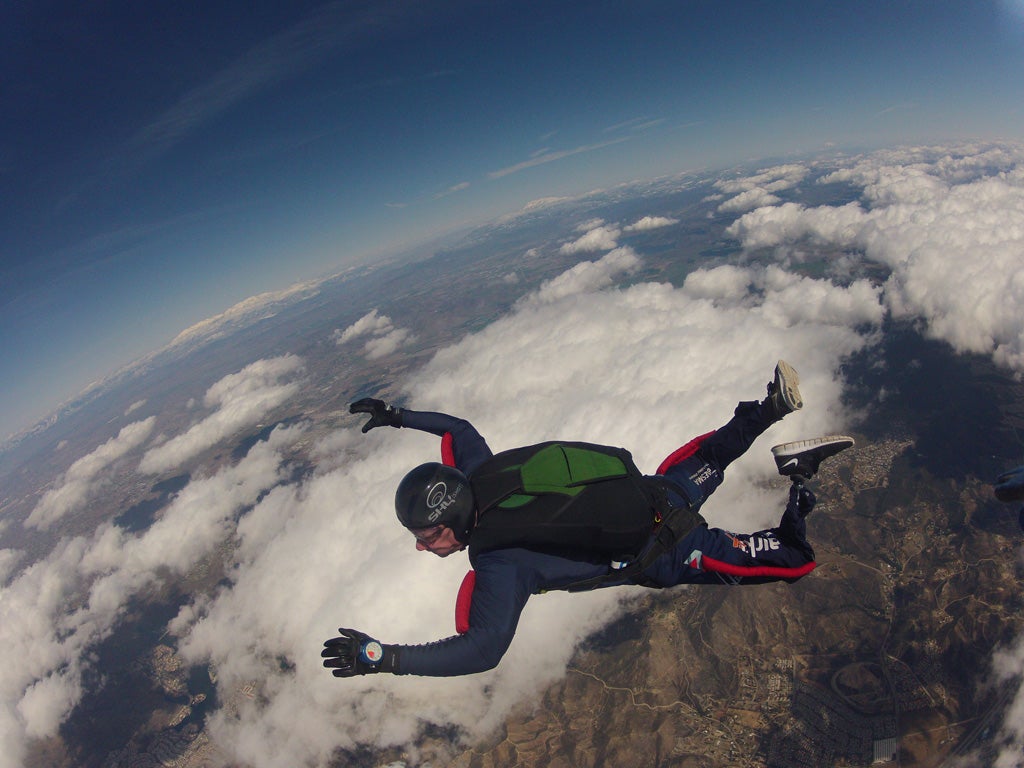 File The man was participating in the skydiving competition at Jurien Bay