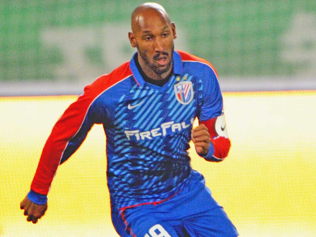 Nicolas Anelka joined Shanghai Shenhua from
Chelsea in January