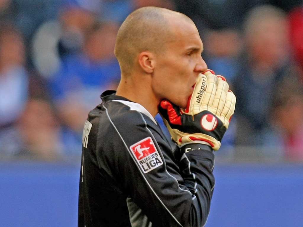 Robert Enke, former goalkeeper of Hannover who suicided in 2009