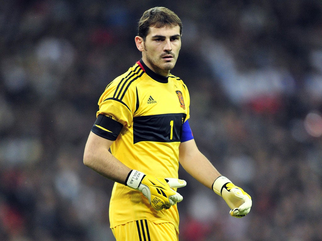 <b>Iker Casillas (Spain) </b><br/>
The Real Madrid goalkeeper will captain his national side in Poland. With over 120 appearances under his belt, the experienced 31-year-old is now the most capped Spanish player of all-time. It's fair to say that he's part of the furniture – the trusty family three-piece suite, in fact. The reigning World and European Champion was named the best goalkeeper of the 2010 World Cup - 'one to watch' would be an understatement.