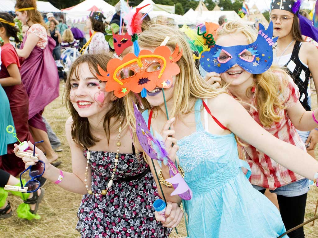 Children at the Larmer Tree Festival