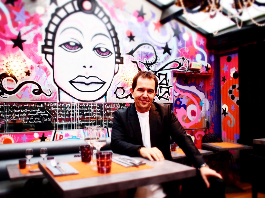 Chef Gilles Choukroun has dedicated his Paris restaurant to mint, basil and coriander