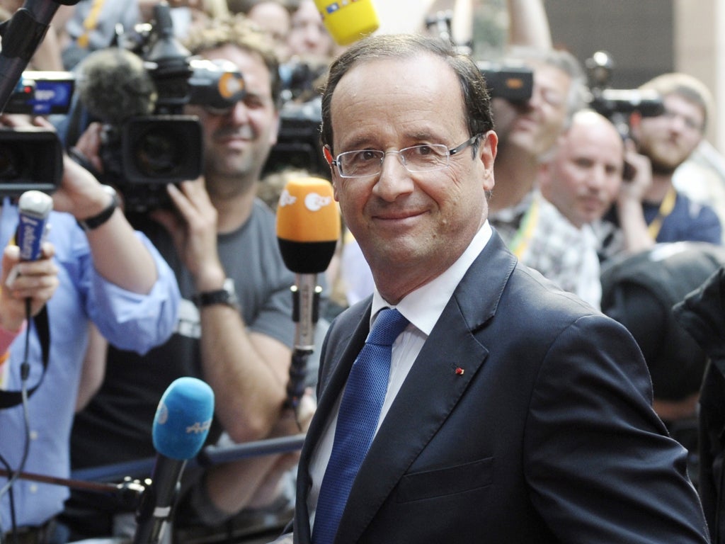 Consensual shift: Hollande may be willing to seek group support