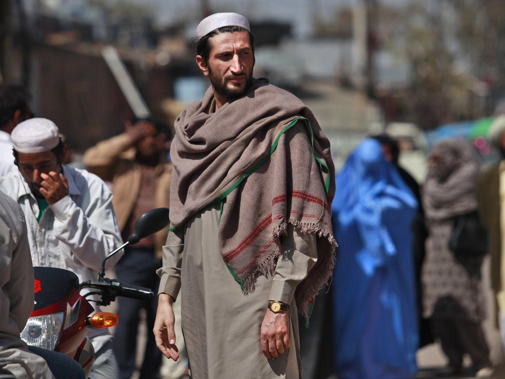 The actor Fares Fares on the set of 'Zero Dark Thirty'. Director Kathryn Bigelow's access has proved controversial